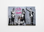 Wallity Lienzo Decorativo Banksy WY53 50 x 70 cm